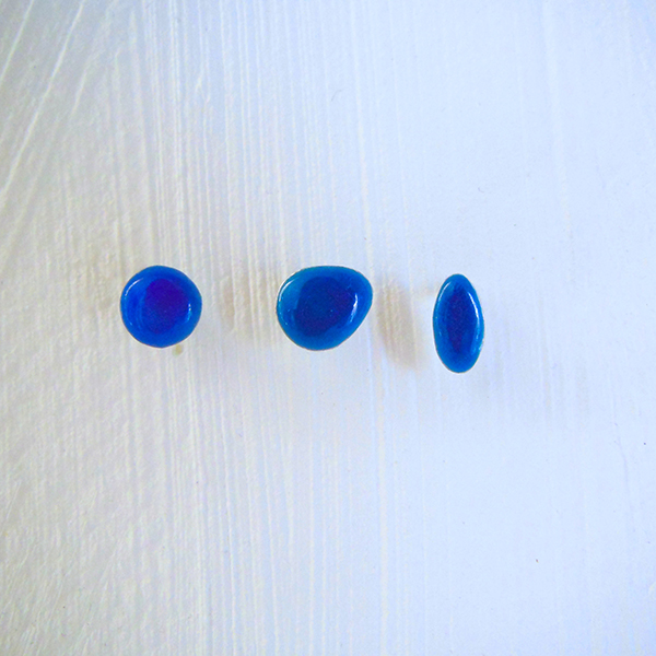 “ Candy ”  pierced earring - light blue